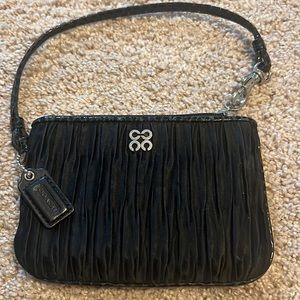Black Coach wristlet